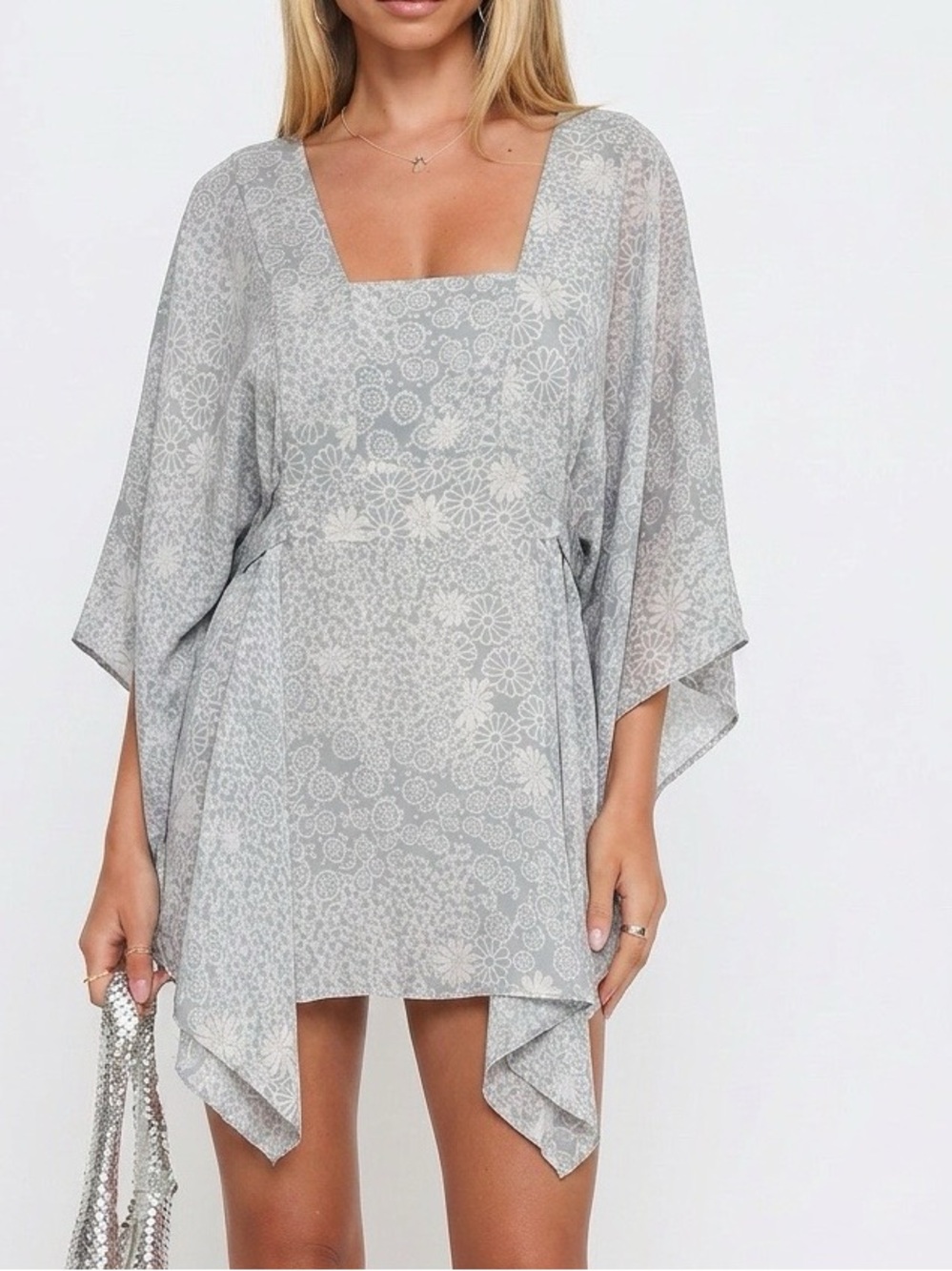 Sundance Silk Floral Blouse/Tunic
 size S